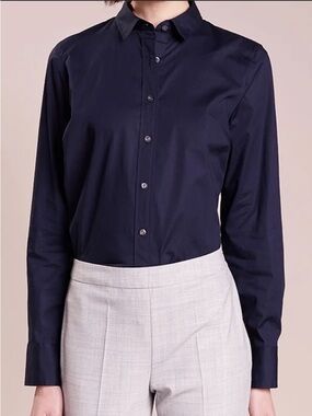 J. Crew Perfect Navy Blue Top